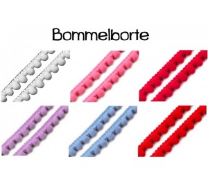 12mm Pompon Borte - Bommelborte